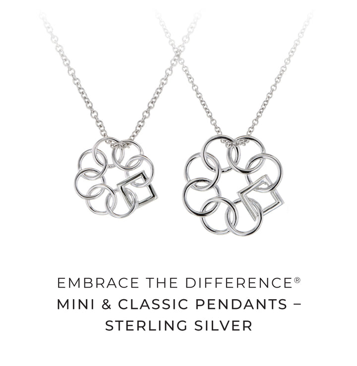 Embrace the Difference® Classic Pendant - Sterling Silver