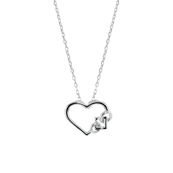 Embrace The Difference®️ 925 Sterling Silver "Petite" Heart Pendant