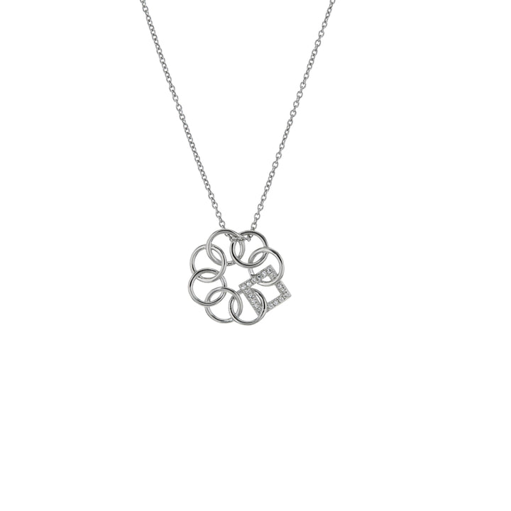 EMBRACE THE DIFFERENCE® STERLING SILVER & DIAMOND MINI PENDANT